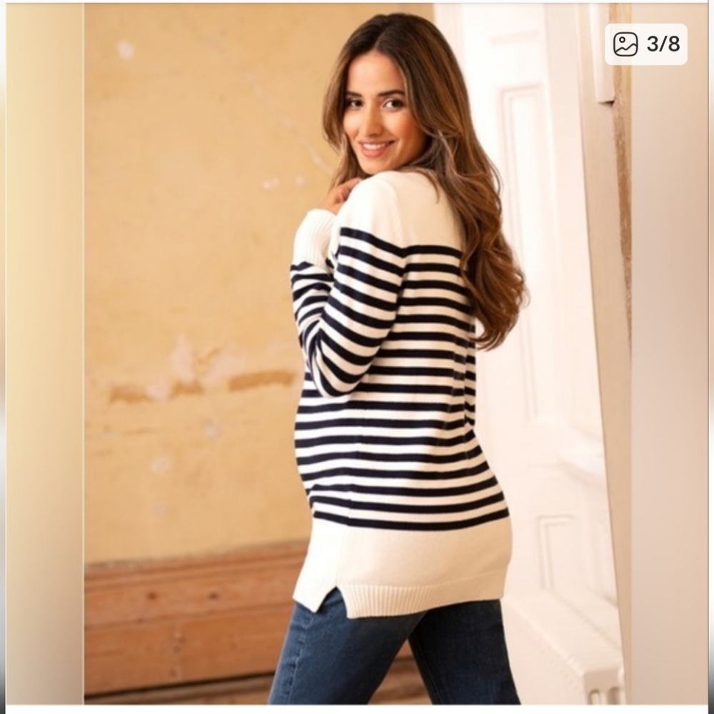 Seraphine Nautical Maternity And Nursing Sweater
